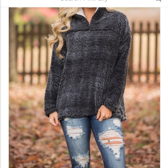 LAST ONE NWT Black Arctic Point Oversized Sherpa - Picture 3 of 4